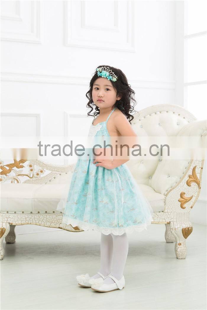 2017 baby girl party dress children frocks designs long sleeve spring design