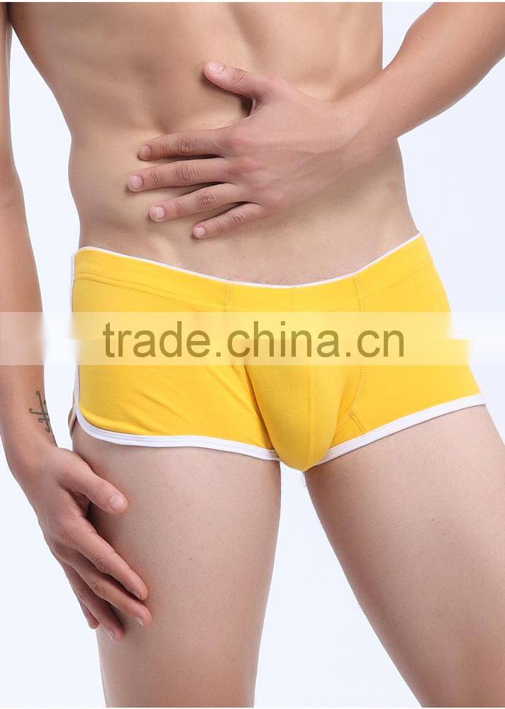 Custom Men's underwear factory price cotton boer shorts underpants low waist boer breathable men's underwear 8 color