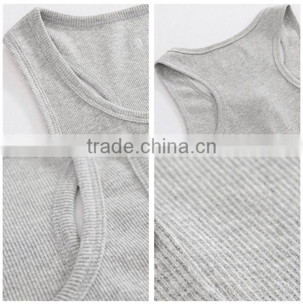 Womens workout tank top , loose fitting gym tank tops singlets ,screen printing racer back fitness tank top