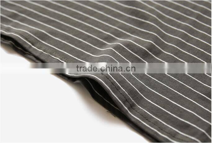 Summer is pure and fresh and stripe of cultivate one's morality short sleeve T-shirt men round collar