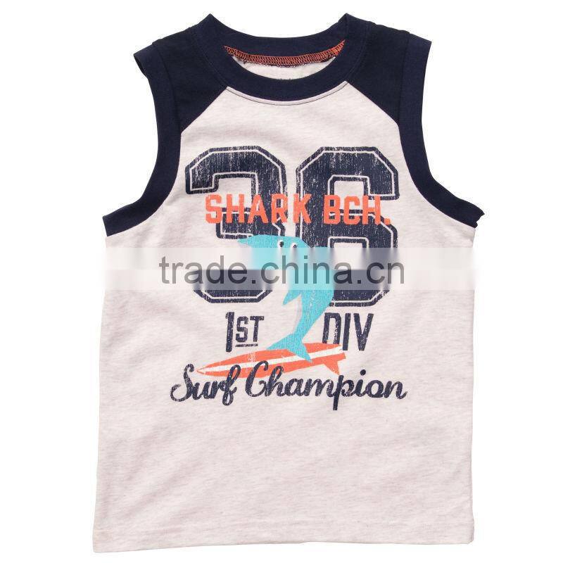 KIDS PRINTED T SHIRT WITH APPLIQUE NUMBERS