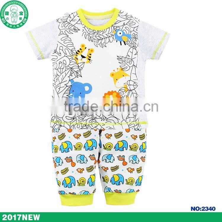 Short Sleeve Baby Boy Clothes Buotique NewBorn Outfits Cute Clothes for Babies