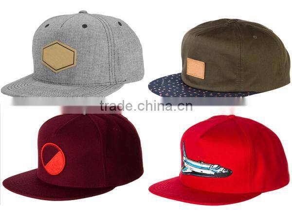 Silver Grey flat brim snapback plain trucker caps