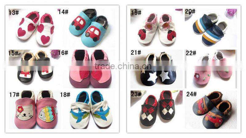 boy design best selling soft sole cheap leather baby shoes