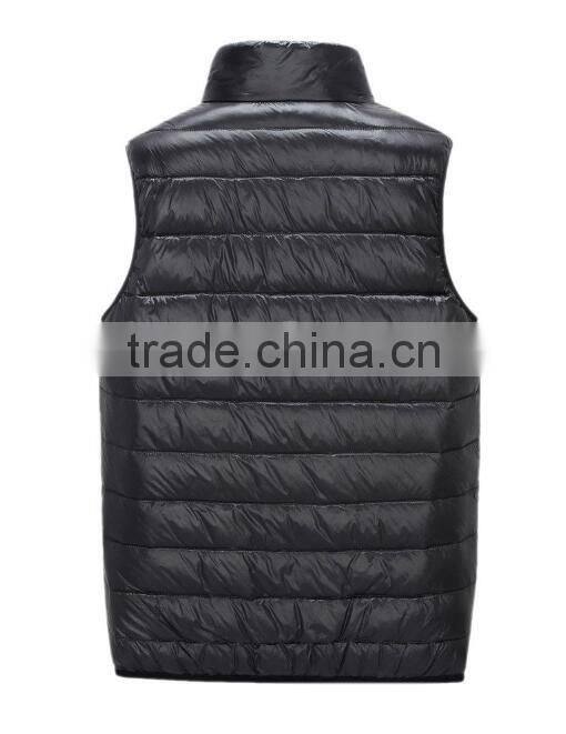 OEM services warm keeper waistcoats winter men duck down vest