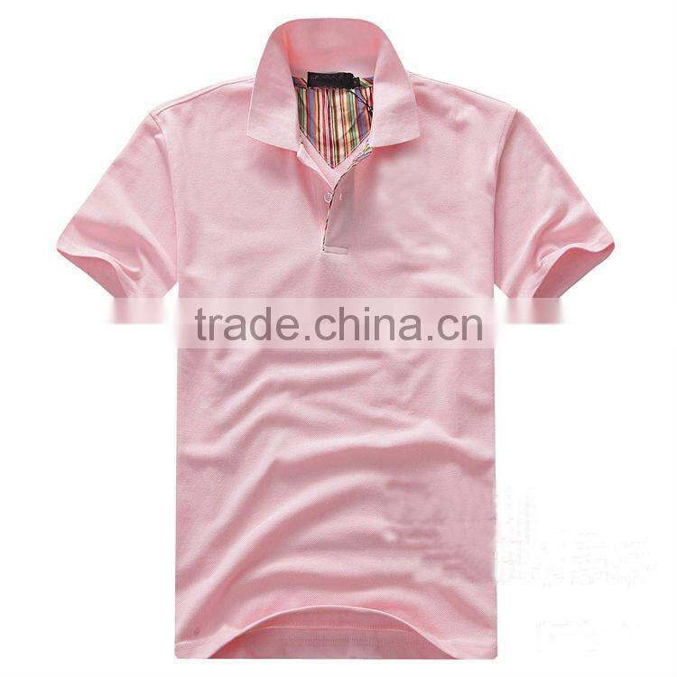 Light green color cotton pique polo t shirt for Great Man