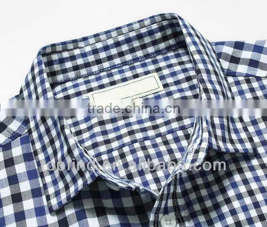 latest new design cotton plaids men shirts shirt manufacturer in China