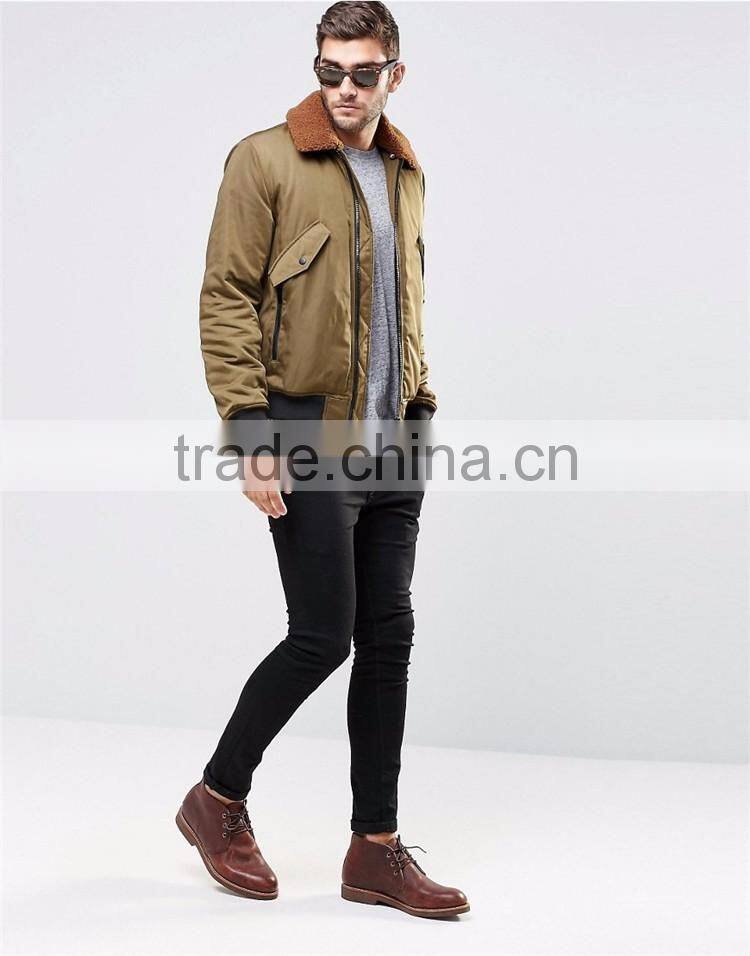 Shandao OEM custom warm winter long sleeve men korean fur coat