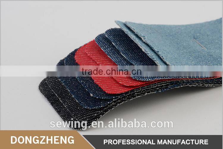 Chinese supply plain sublimation custom embroidered patches with iron on back