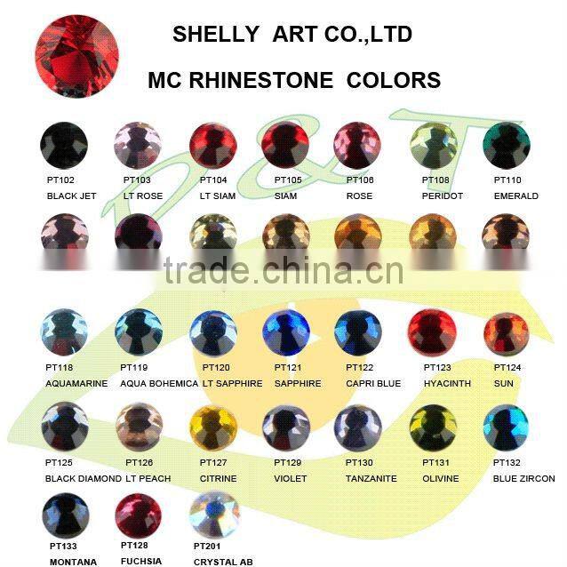 Flat back glass rhinestone crystal clear ss05 for nail