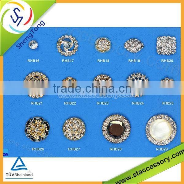 Hot sale crystal rhinestone button