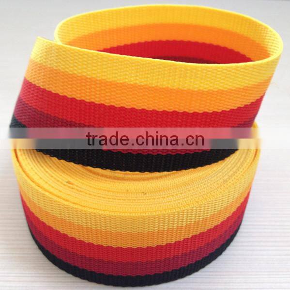 Rainbow Polypropylene Webbing