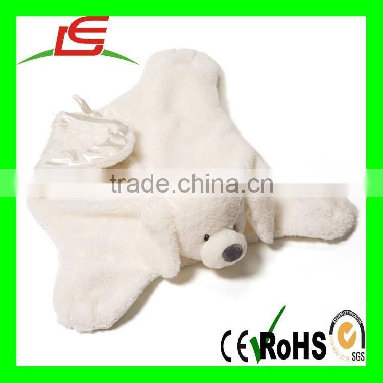 ICTI Good quality Plush Lamb Huggy Buddy Baby Blanket by Gund