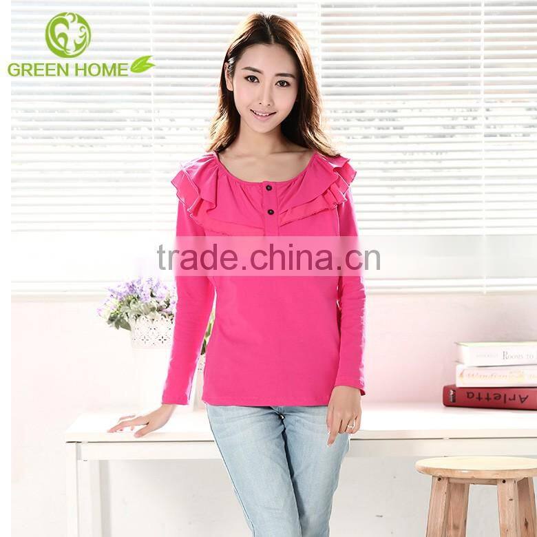 thick Maternity gerrn and pink Clothes Hooded AK107 OEM accepred