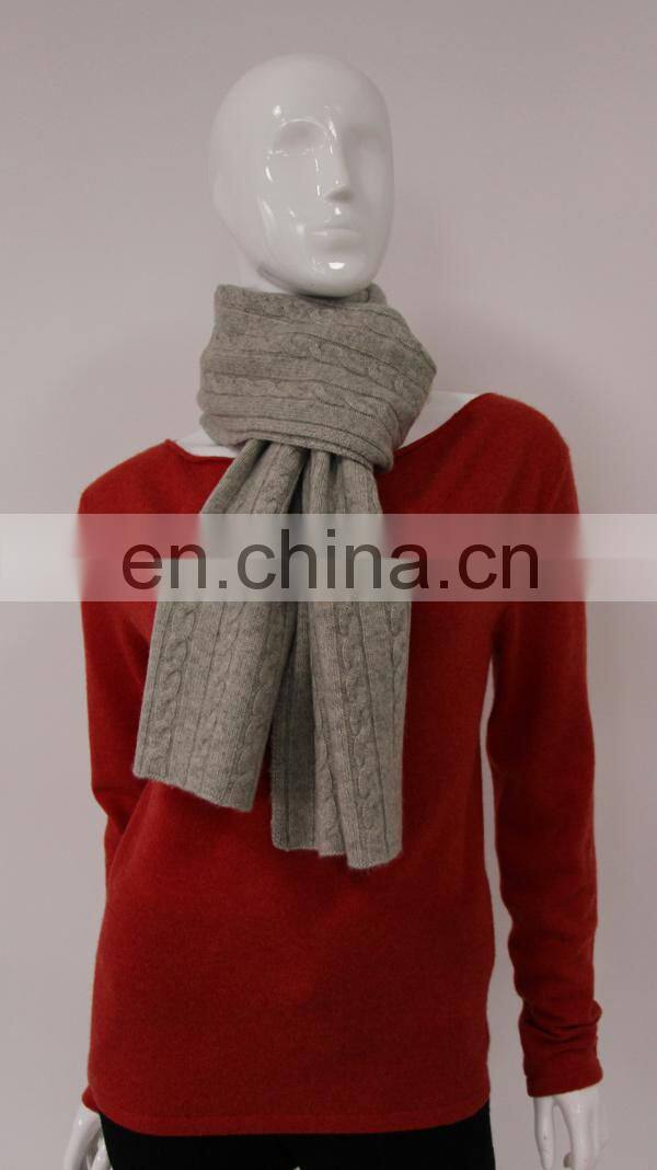 factory manufacturer rib knit v neck pure 100%cashmere sweater