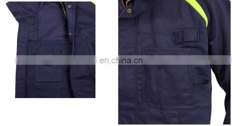 Arc flash protective flame resistant jacket suit in electrical shock proof flame retardant workwear clothing