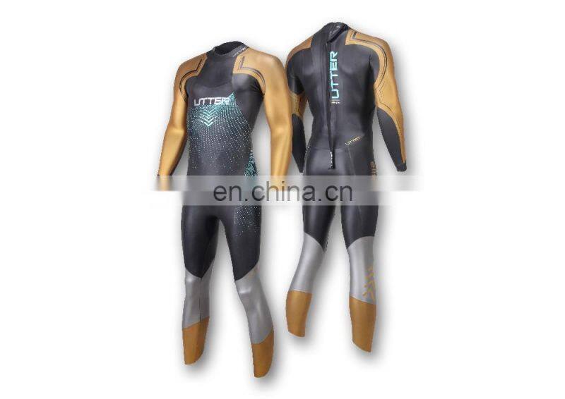 Factory custom fashion triathlon wetsuit withYamamoto neoprene