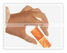 Medical producing cleanroom used transparent 100% natural latex finger cots