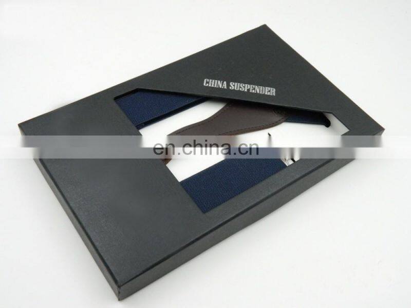 High quality elastic suspender with metal clips