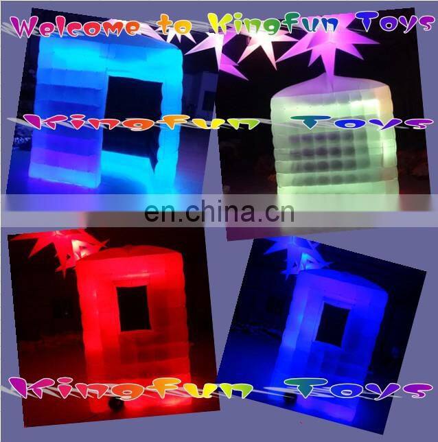 Lighting partition wall/display inflatable screen wall