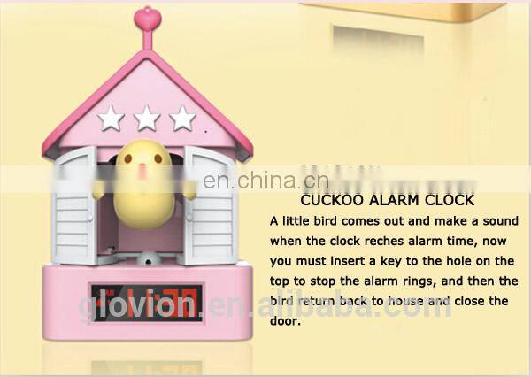 Glovion bird sound alarm clock cartoon alarm clock cheap alarm clock