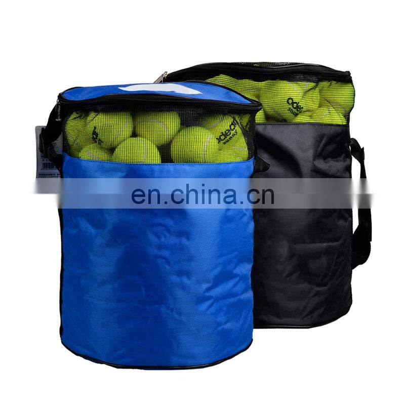 OEM ODM blue Tennis Ball Bags with Shoulder Strap for gift