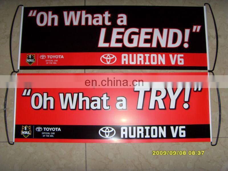 2 sides print digital print custom hand scroll up banner