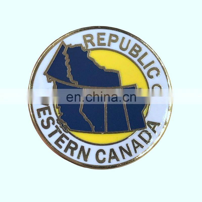 hard enamel pin custom school metal uniform security badge