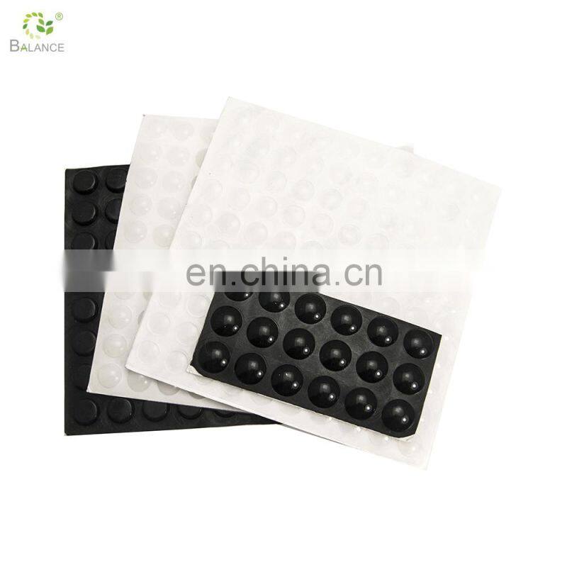 high quality self - sticky backing glue heavy duty rubber bumper feet furniture foot pad