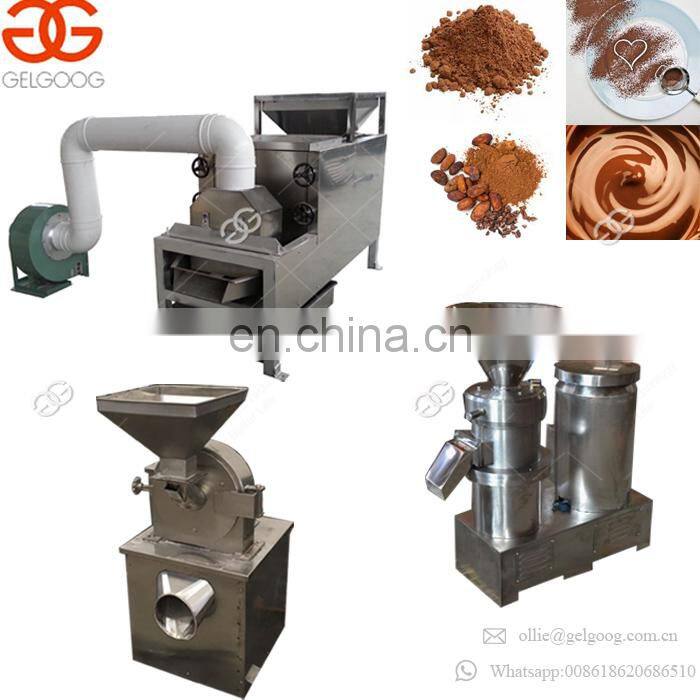 Energy Saving Almond Paste Grinding Machine Cocoa Bean Peeling Machinery Soyabean Butter Equipment Cocoa Bean Roaster