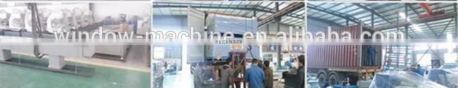 Windows UPVC two head welding profile machine