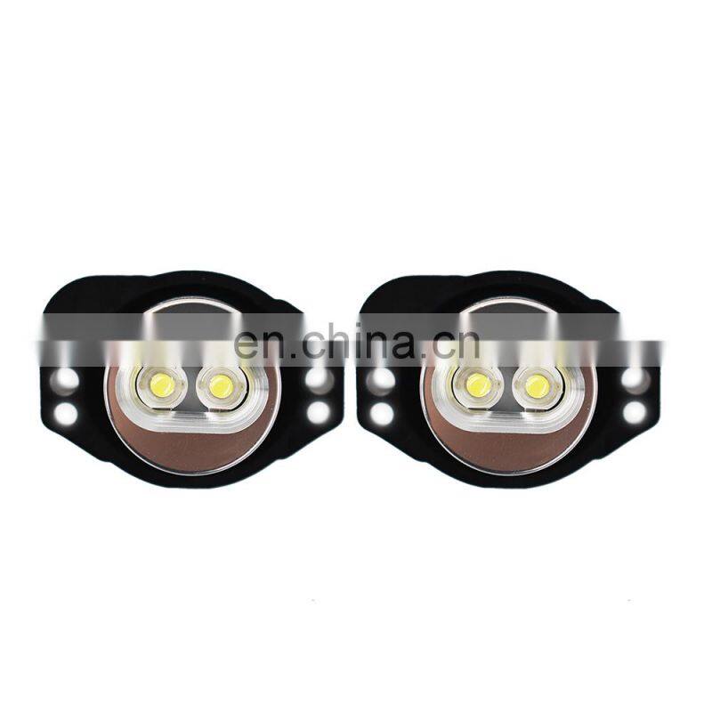 2x 6W High Power Angel Eyes 3 Series LED LRing Bulbs White Halo for BMW E90 E91