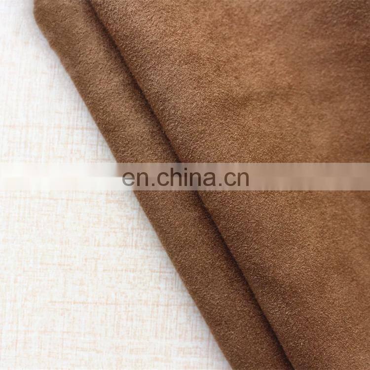 100% Polyester Warp Weft Wholesale Suede Sofa Car Seat Fabric