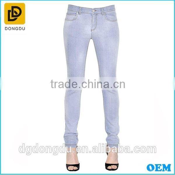 Summer Girls ' Skinny Slim Jeans Long Denim Jeans
