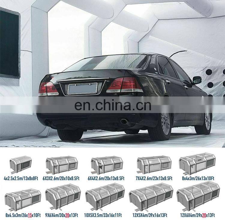 Cheap Price Sliver Commercial Inflatable Car Truck Garage Paint Booth Tent