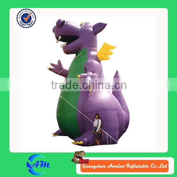 lovely inflatable dragon customized inflatable cartoon for sale