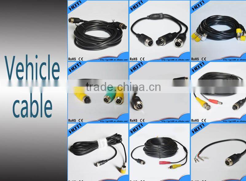 4 pin din aviation connector car camera pigtail cable
