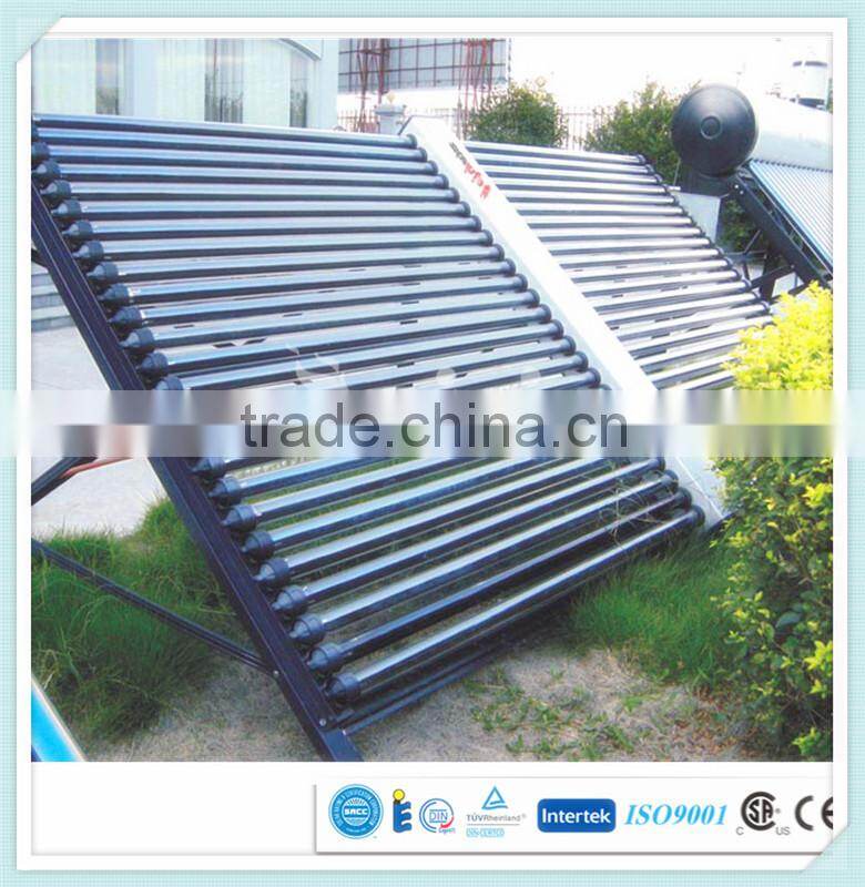 Green energy instant hot water vacuum tube solar collector for gym with CE, CCC, ISO9001, SRCC, Solar Keymark, CSA-F378