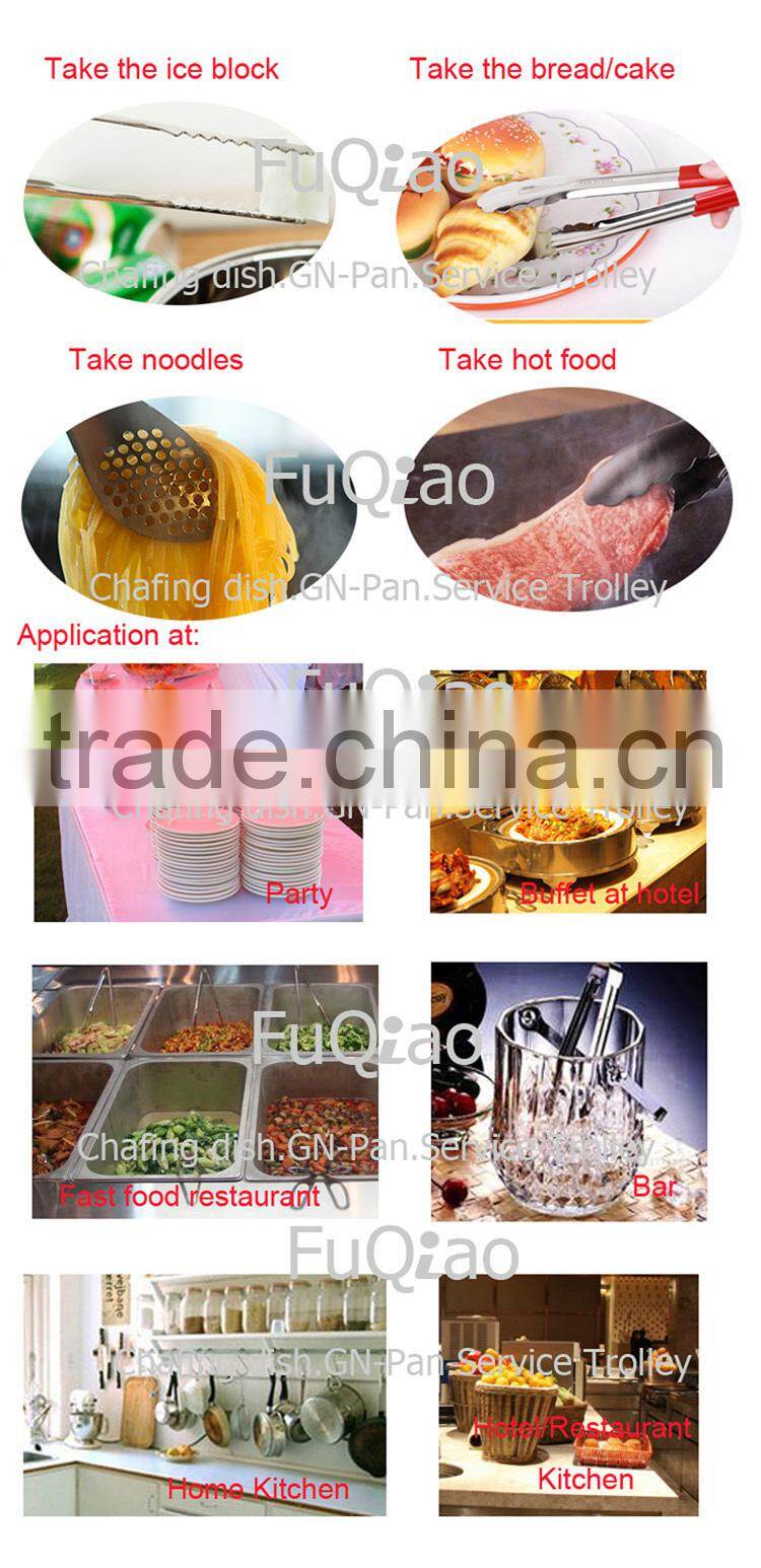 Wholesale Cooking Tools Food Grade Stainless Steel Mini Food Serving Tongs