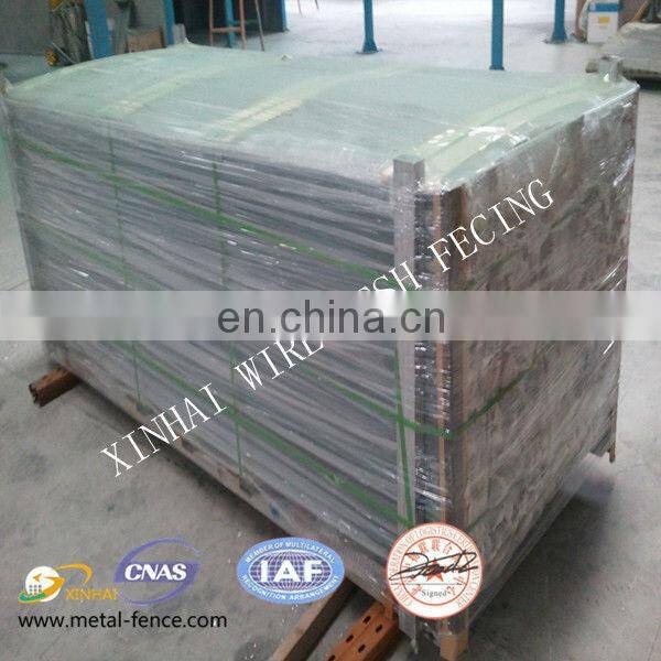 Triangular curved galvanized wire fence