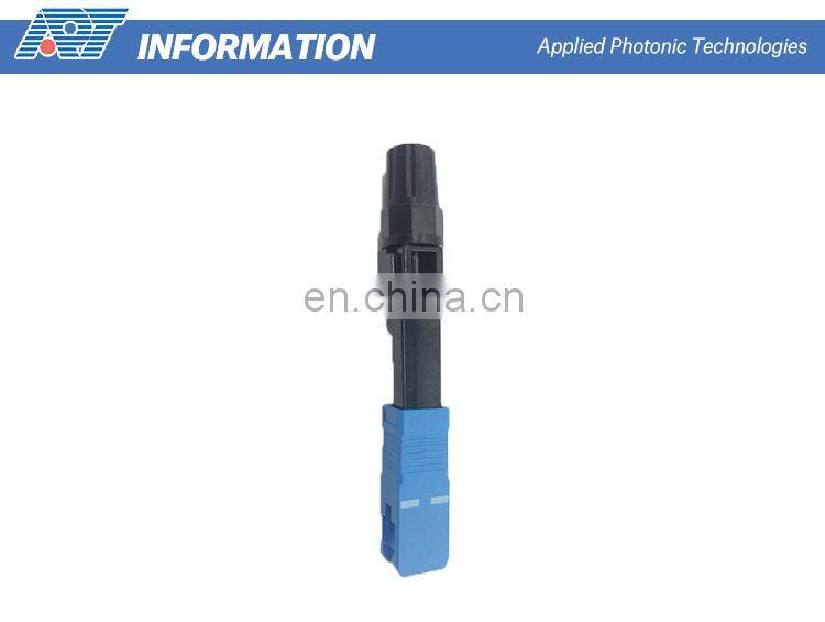 fiber optic SC fast connector quick connector assembly