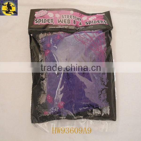 Purple Halloween Spider Web