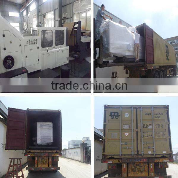 square bottom paper bag making machine with flexo printing units
