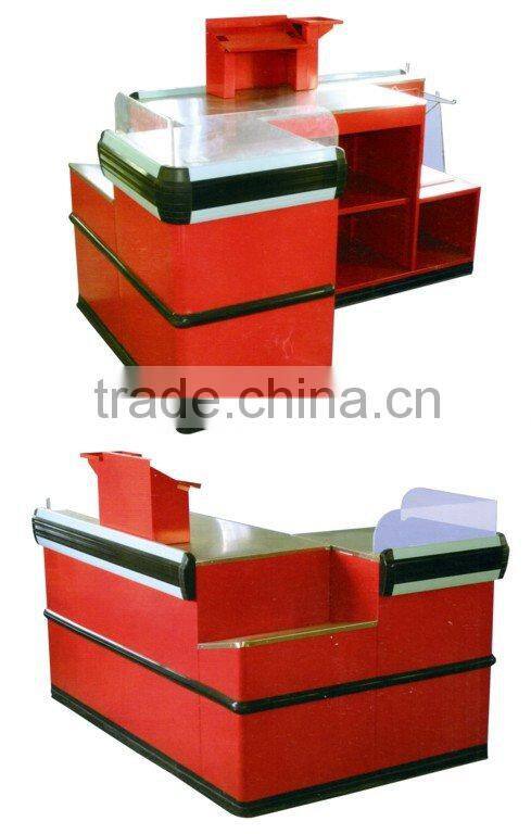 Supermarket Cashier Desk Checkout Counter Cashiner Table