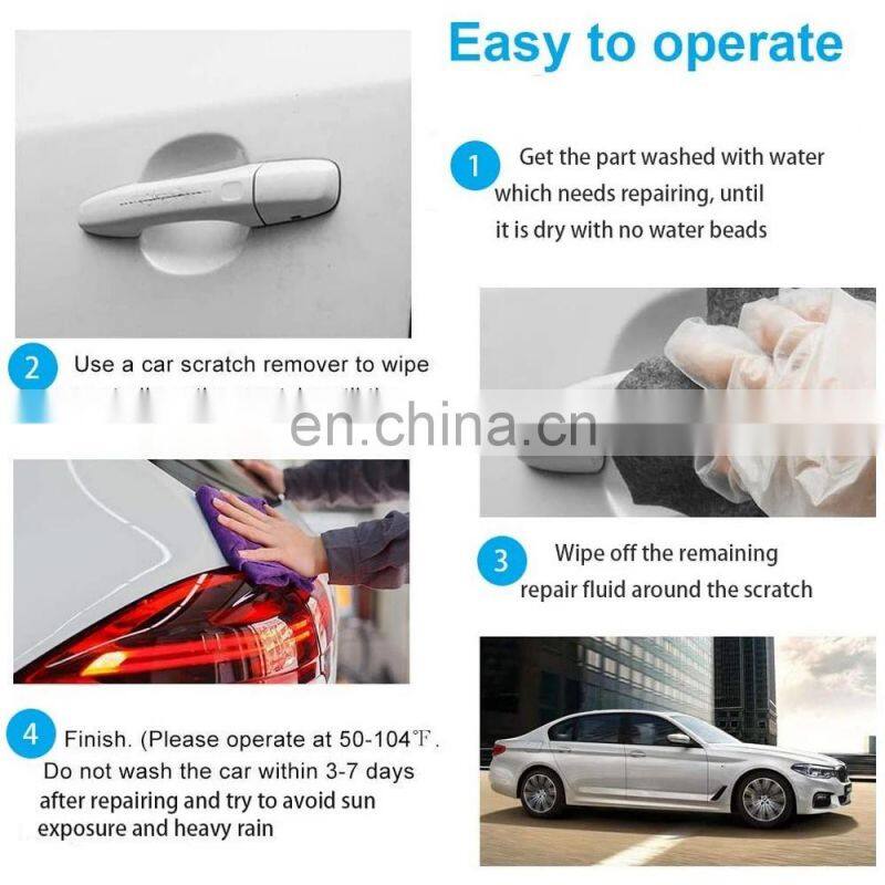 NANO magic car scratch remover polish cloth light color scratched surface repair car scratch repair cloth