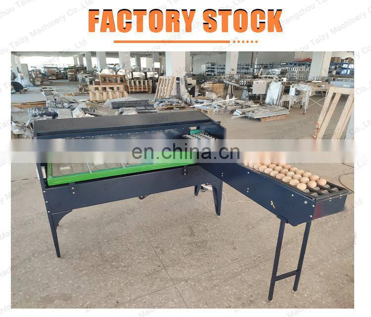 4000pcs/h egg sorting grading Machine with accumulator and egg lifter