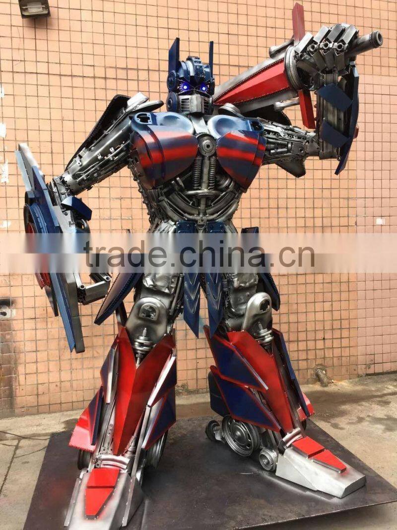 3 meters high Optimus prime made in china modern art sculpture