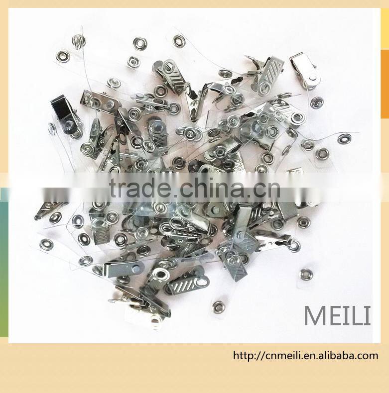 2015 premium metal id badge holder clips made in china