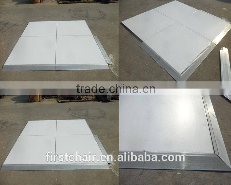 cheap portable wooden dance floor/used wedding disco dj party dance floor for sale