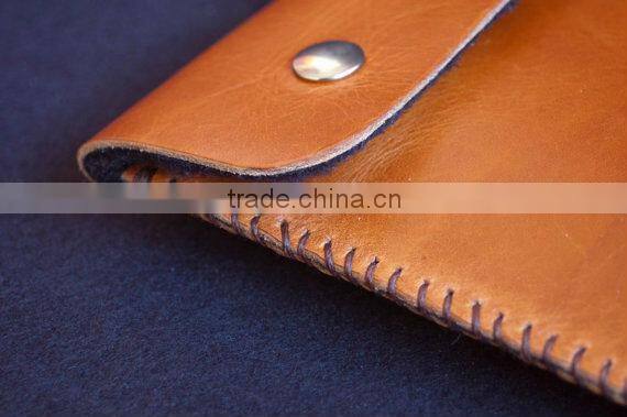 For Ipad case Bag with Italian craft-For ipad radiation protection leather case 100% handmade